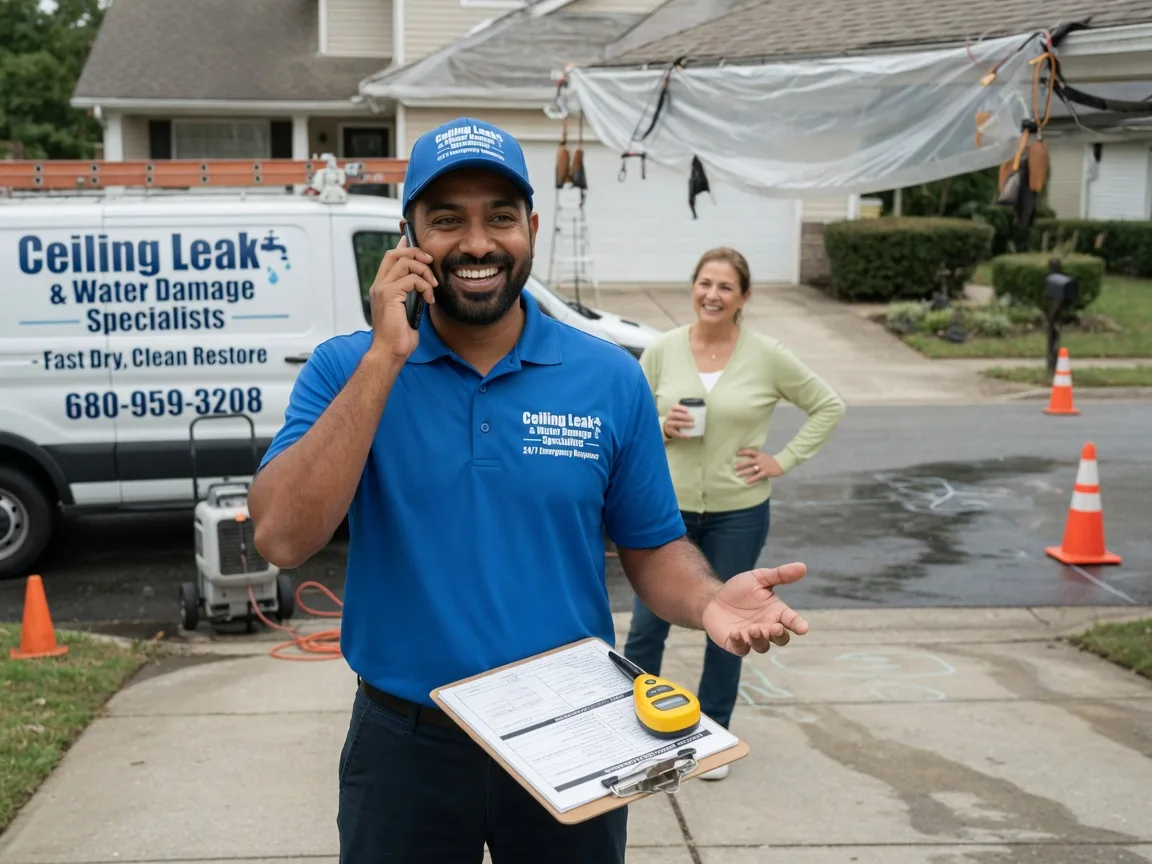 Ceiling Leak Cleanup Franklin, OH FAQs